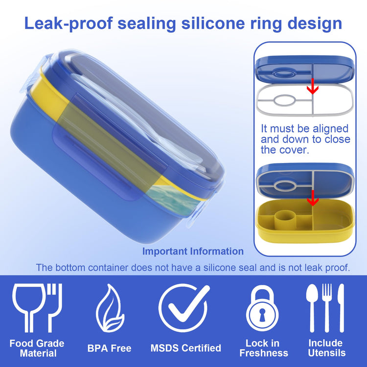 Leakproof Bento Box & Insulated Lunch Bag Set