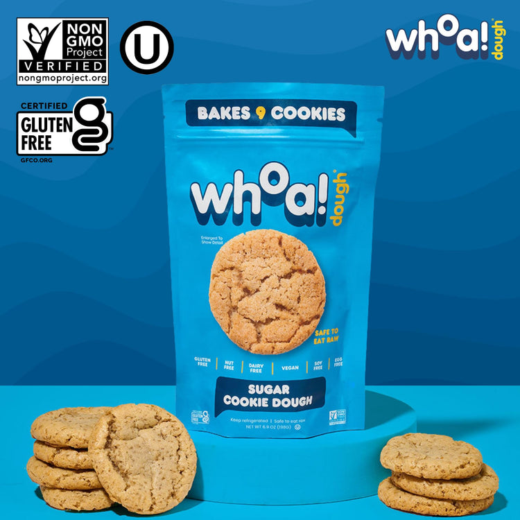 Whoa Dough Ready to Bake Cookie Dough Sugar Cookie (165.6 Ounce)