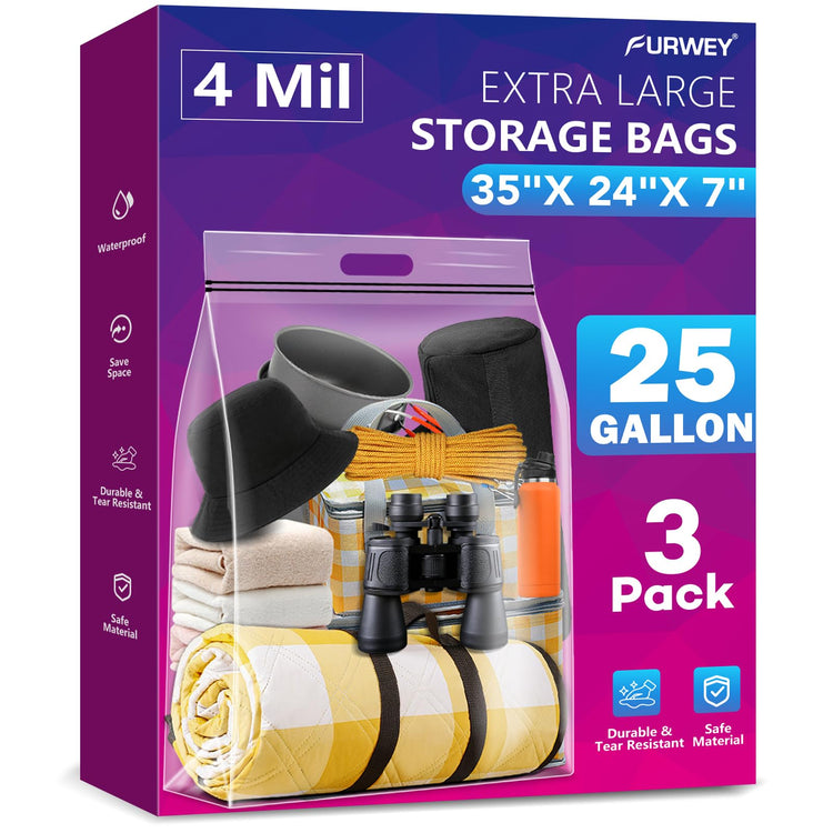 25 Gallon Storage Bags (3 Count)