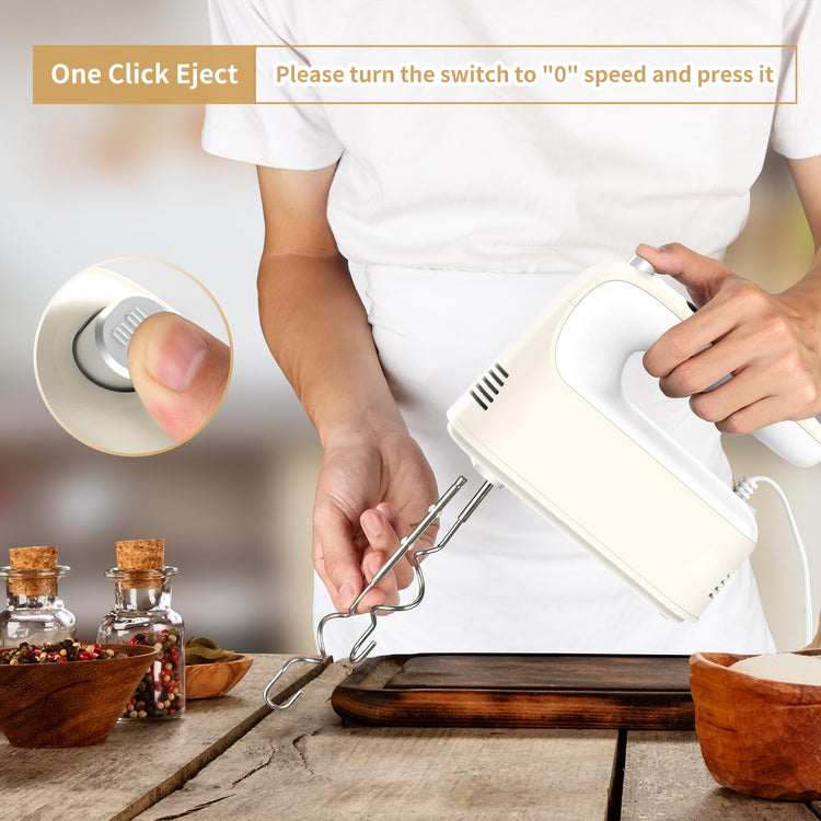 9 Speed Digital Hand Mixer Electric