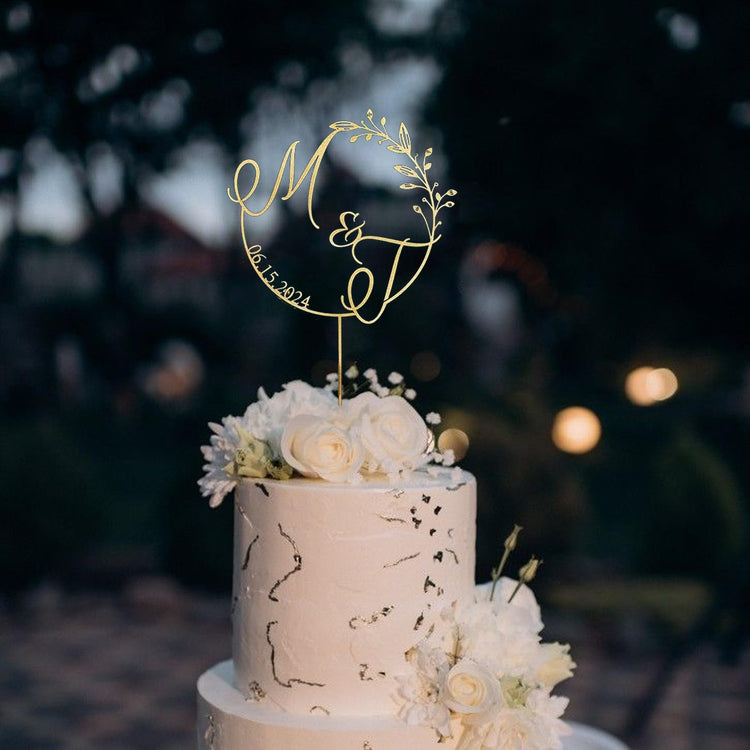 Personalized Wedding Cake Topper