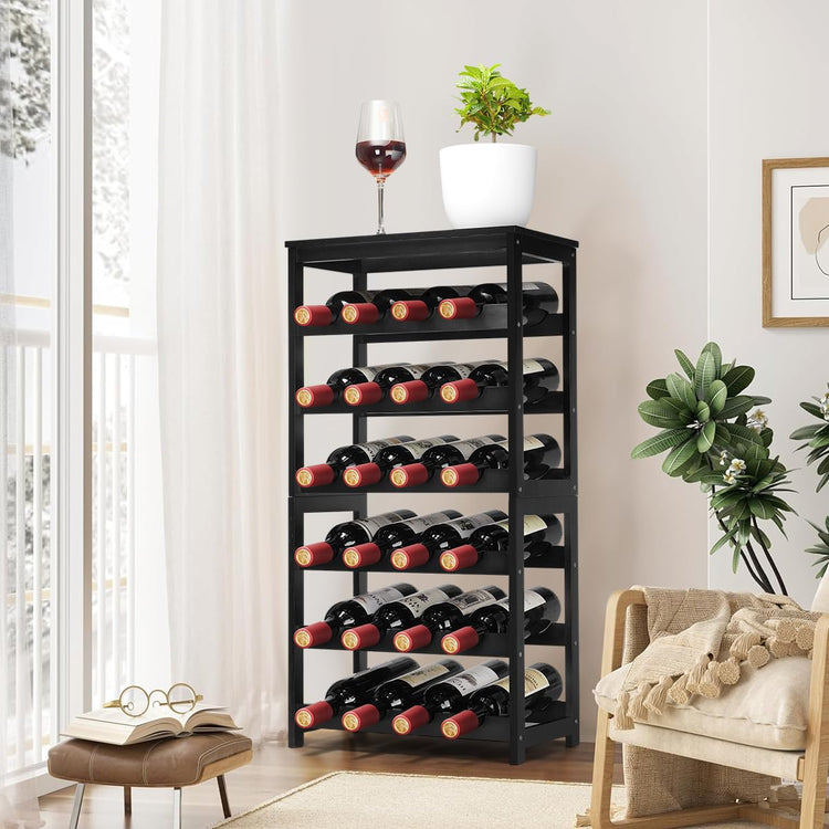 Wine Rack 24 Botttle Freestanding Floor (24 Count)