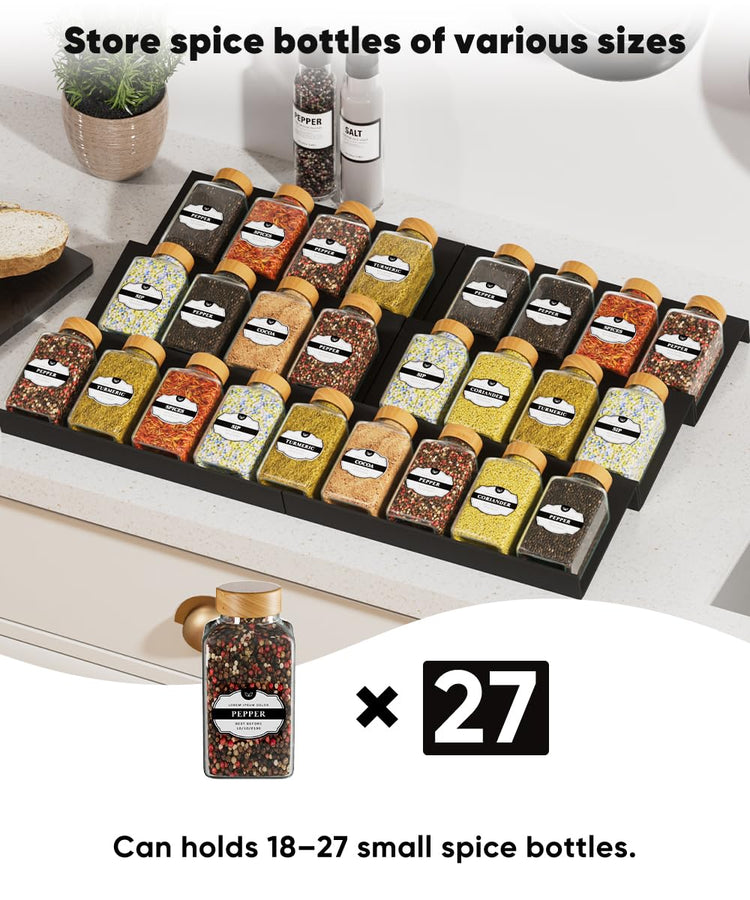 Spice Drawer Organizer (6 Count)
