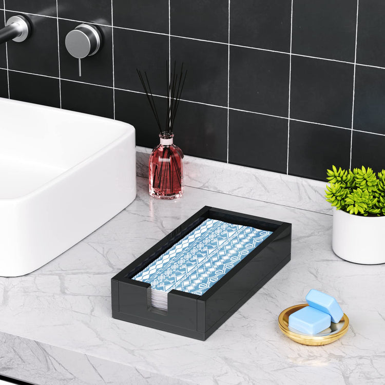 Acrylic Bathroon Napkin Holder
