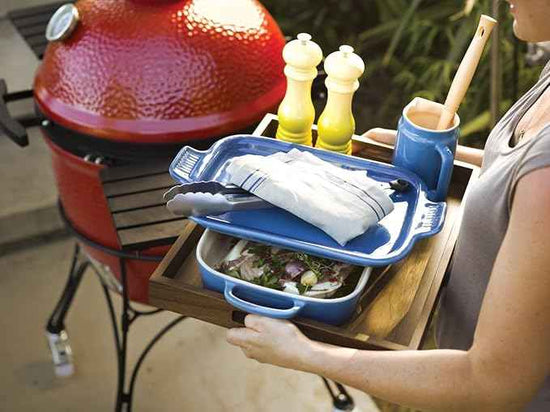 Le Creuset Stoneware Rectangular Dish with Platter Lid, 3 qt., Riviera