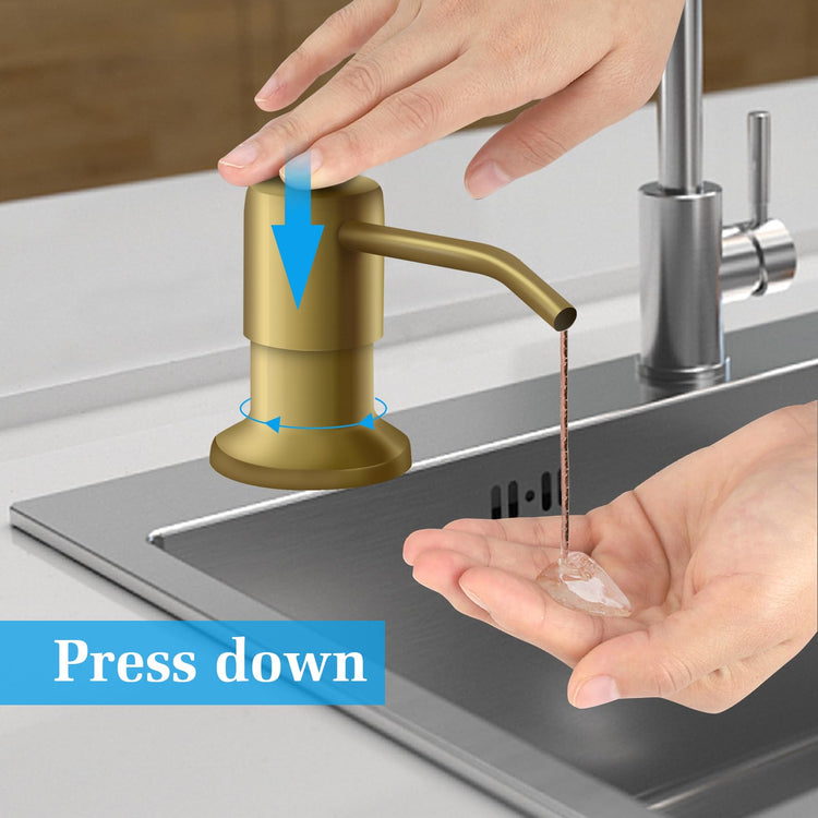 Soap Dispenser for Kitchen Sink and Extension Tube Kit