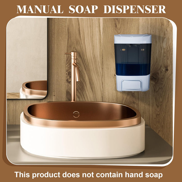 4 Pcs Wall Mounted Soap Dispenser (4 Count)