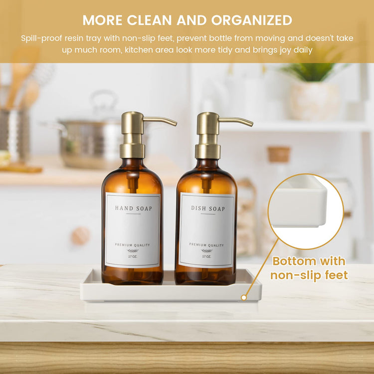 Glass Soap Dispenser for Kitchen