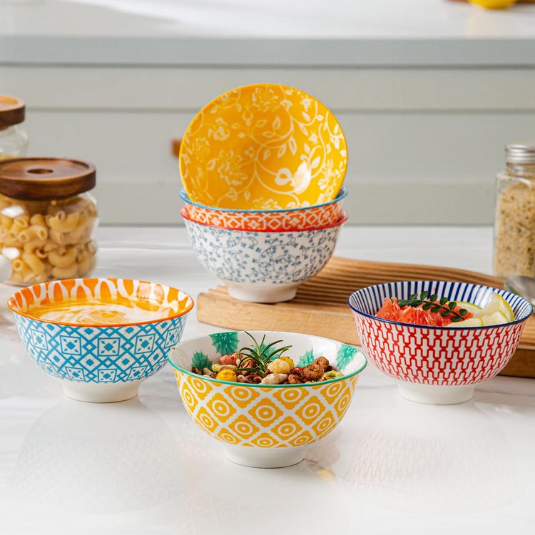 12 Oz Ceramic Small Dessert Bowls Set of 6 (6 Count)