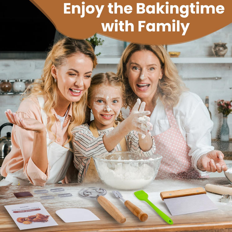 Danish Dough Whisk with Sourdough Tools