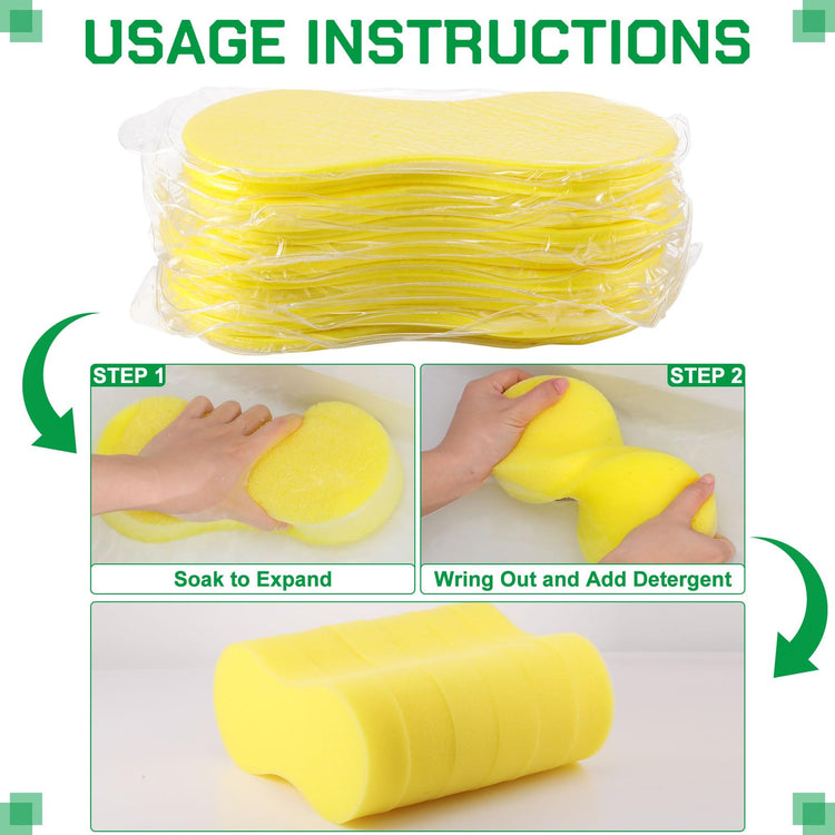 48 Pack Large Sponges Bulk Multi (48 Count)