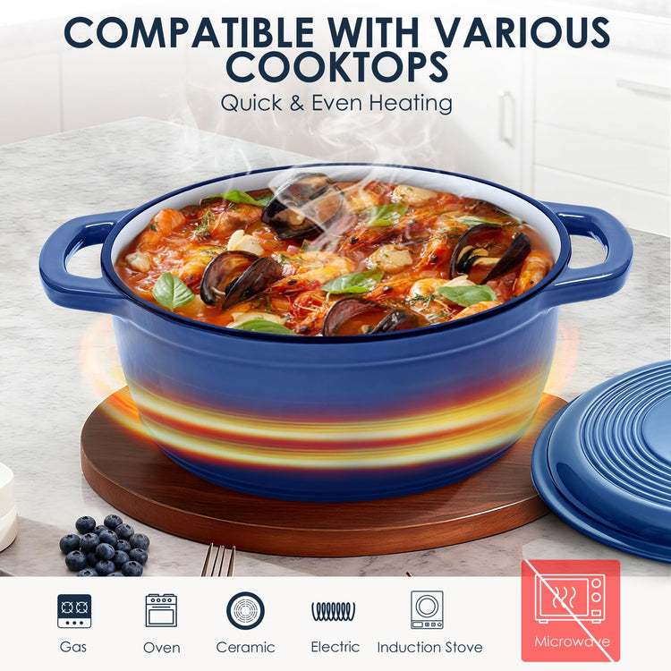 Cast Iron Dutch Oven Pot With Lid