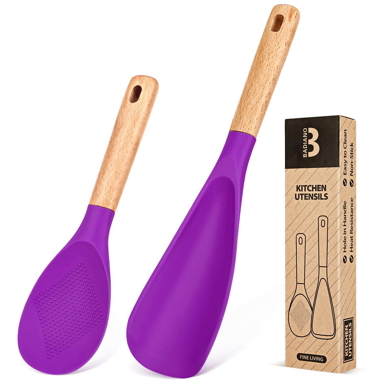 Cooking Spoon and Rice Scooper for Nonstick Cookware