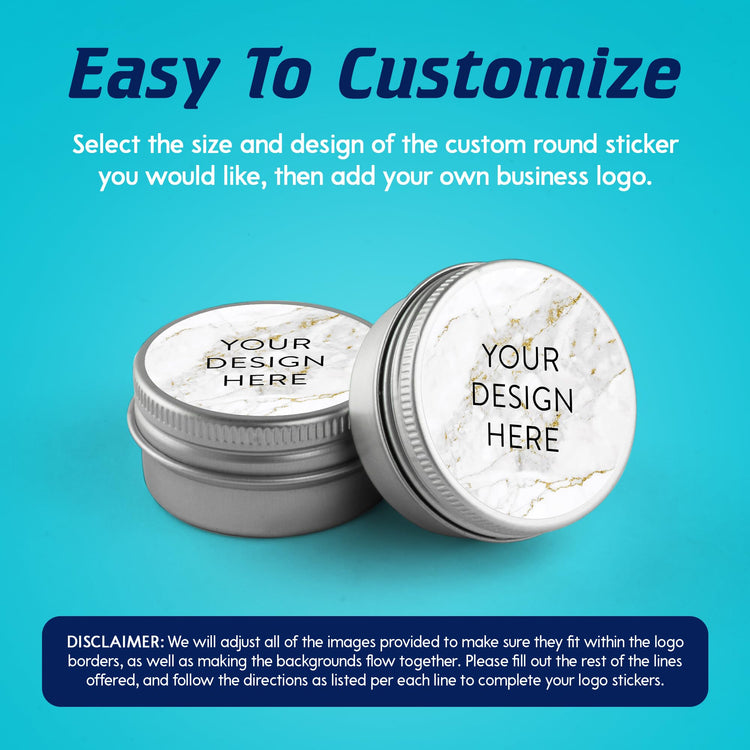 100 Custom Vinyl Stickers (100 Count)