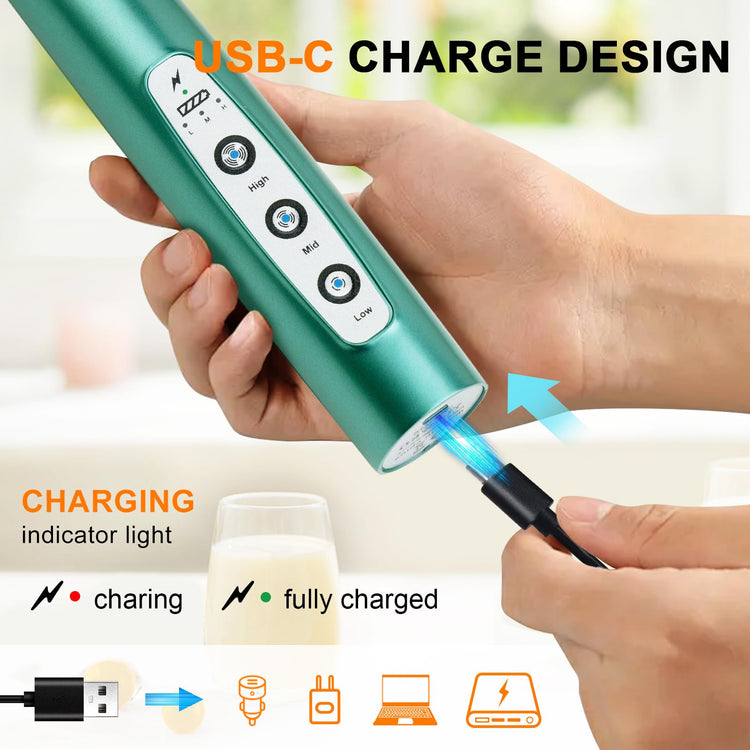 Handheld Milk Frother Wand for Coffee