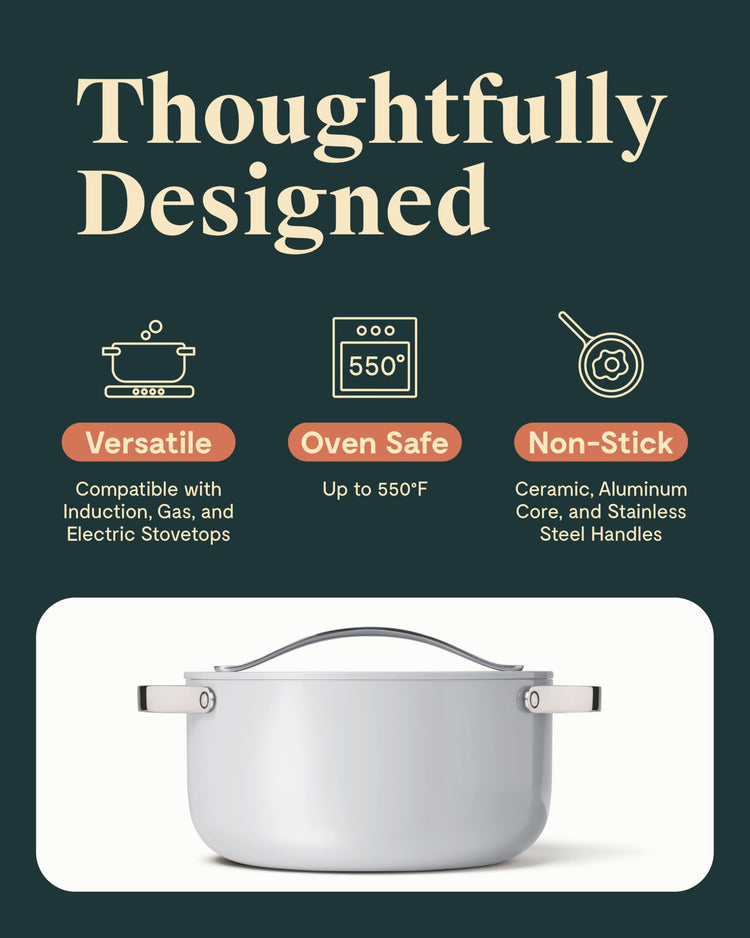 Non Stick Ceramic Dutch Oven Pot with Lid