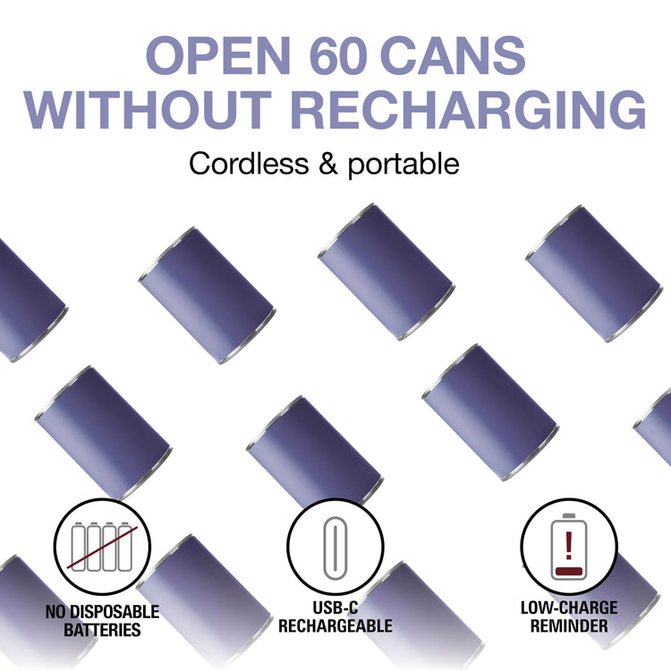 Hands Free Cordless USB Rechargeable Electric Can Opener