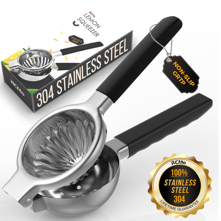 Lemon Squeezer 304 Stainless Steel Large Metal Manual Citrus Juicer