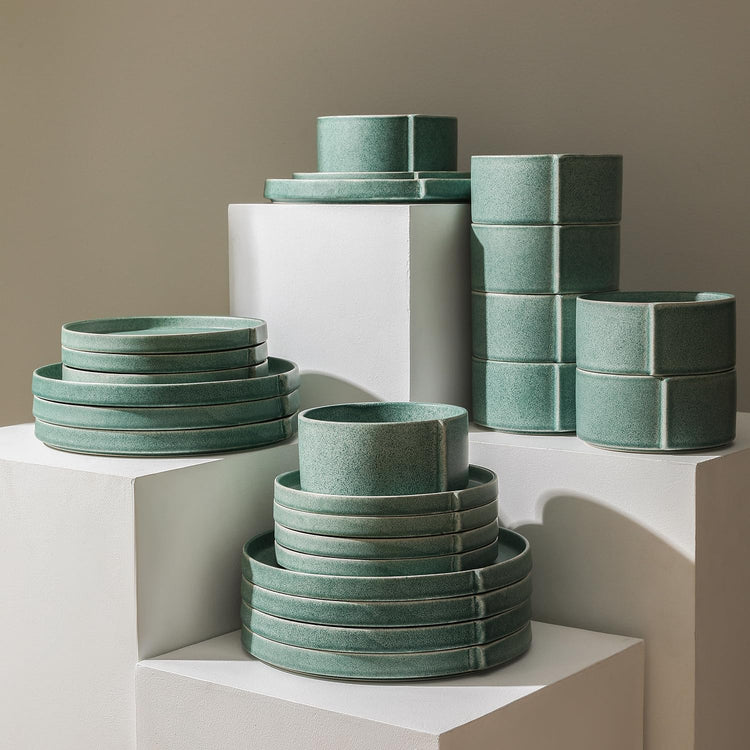 Bao 12 Piece Dinnerware Set Stoneware