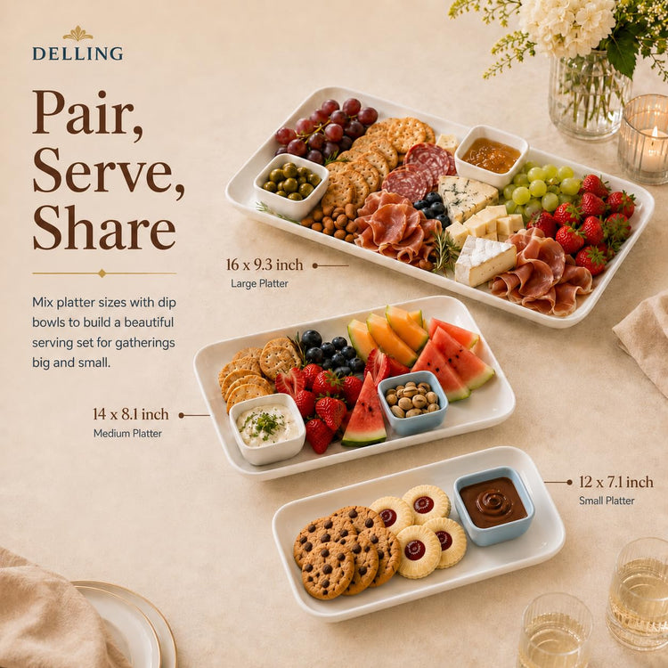 Large Serving Platter Set of 3 (3 Count)
