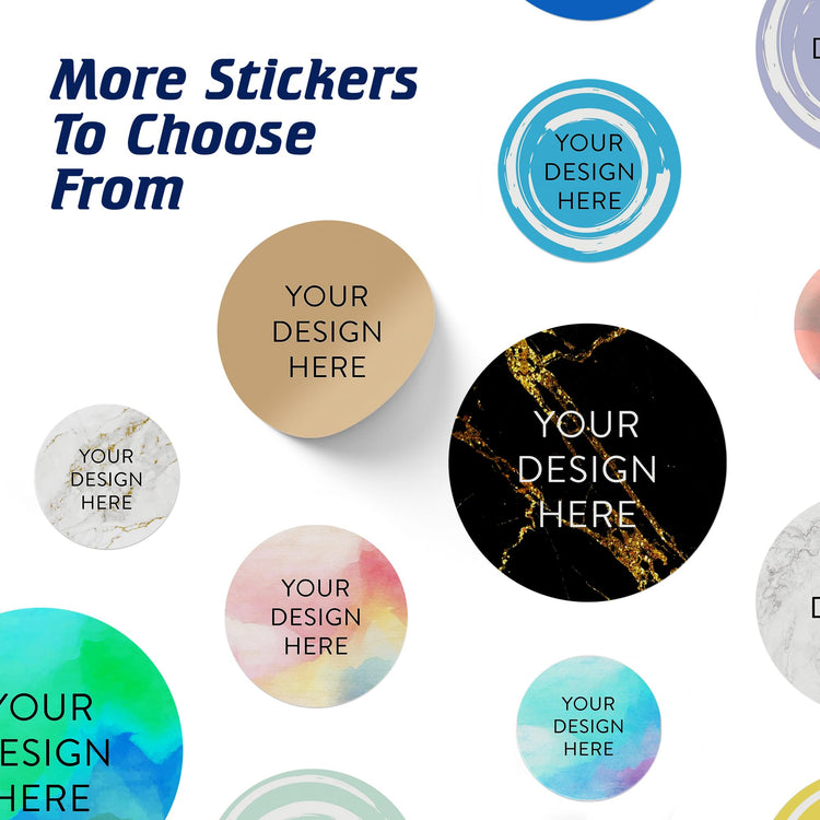 100 Custom Vinyl Stickers (100 Count)