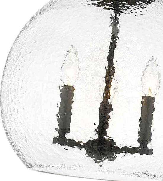 Golden Lighting Ariella 3-Light Pendant in Matte Black