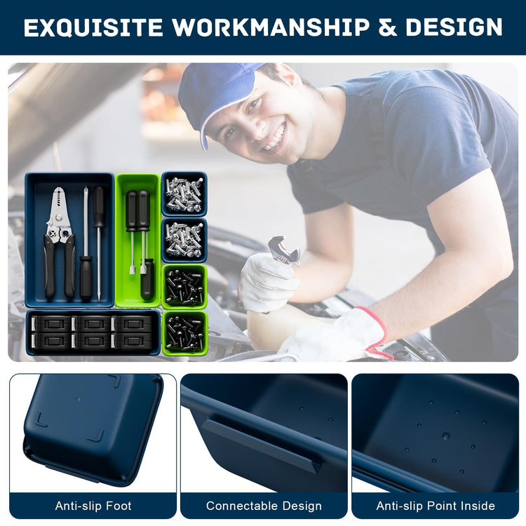 47pcs Tool Box Organizer (47 Count)
