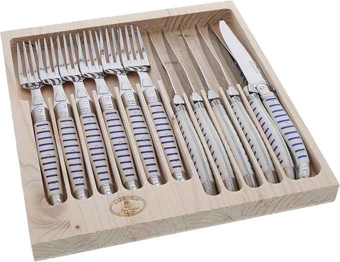 Jean Dubost JD97-15293 12 Piece Cutlery Set 12 Piece Cutlery Set, Mariniere