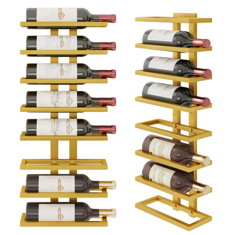 8 Tier Wall Mount Wine Rack (8 Count)