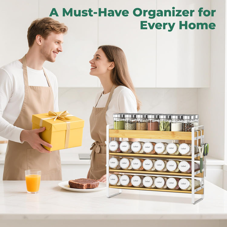Spice Seasoning Rack Organizer Kitchen Countertop