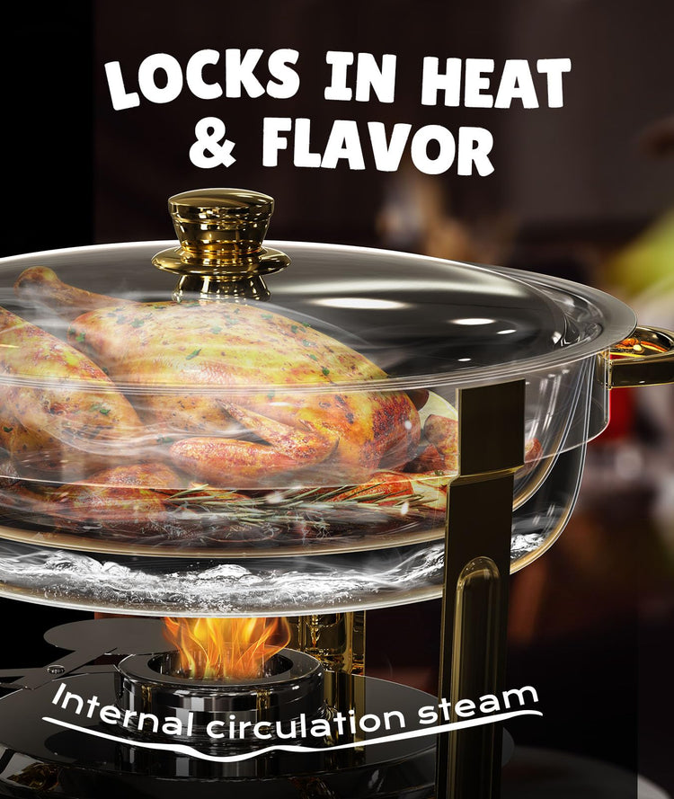 Chafing Dishes for Buffet 4 Pack