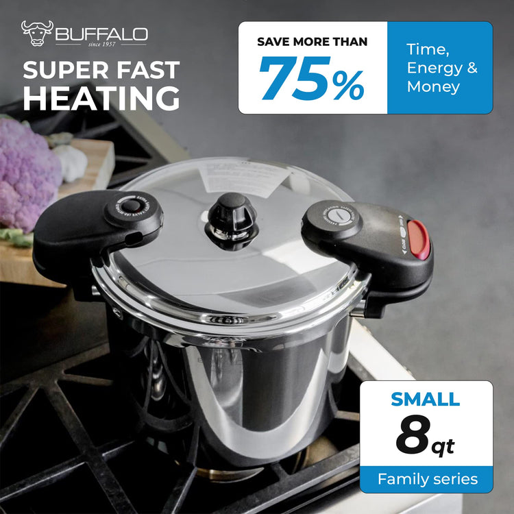 Pressure Cooker 8 Qt Stainless Steel