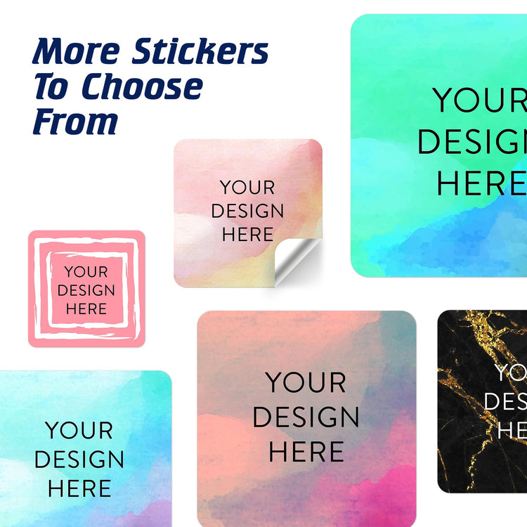 100 Custom Vinyl Stickers (100 Count)