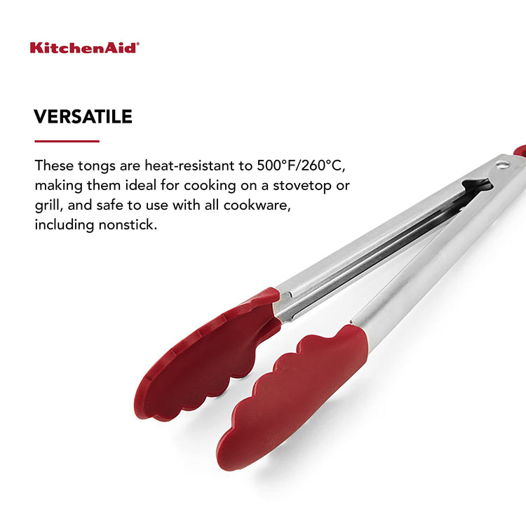 Silicone Stainless Steel Tongs