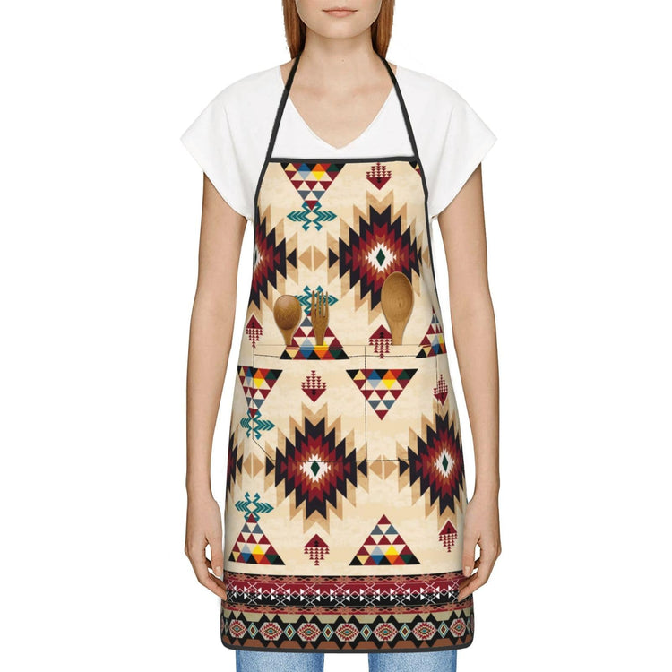 Southwest Native American Tribal Pattern Geometric Apron