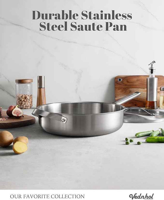 Stainless Steel Cookware Set, 8 Pcs Tir-Ply Pots and Pans Set, PFOA&PTFE Free, Dishwasher&Oven Safe, Kitchen Induction Compatible, ollas de acero inoxidable para cocinar