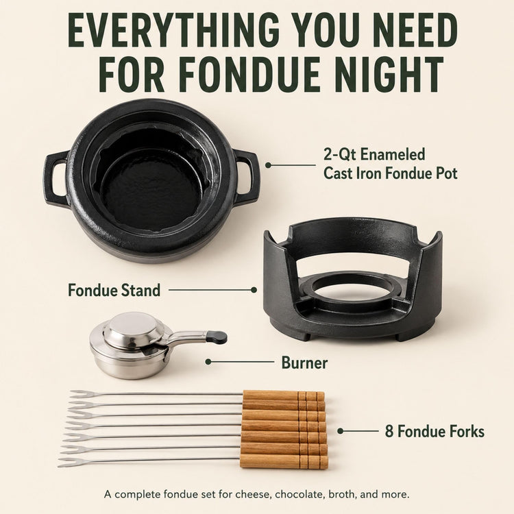 Nori 1 Quarts Enameled Cast Iron Grill Pan