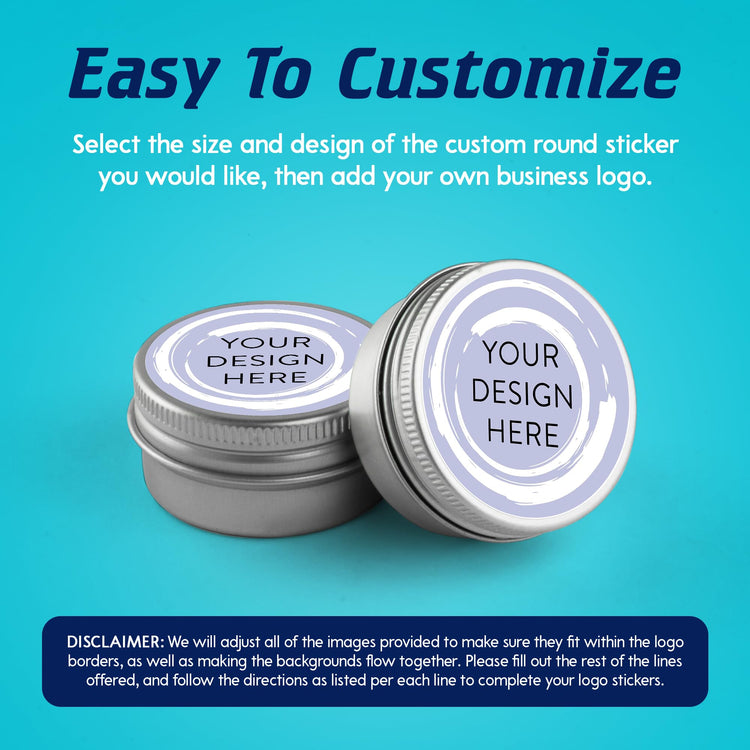 Custom Vinyl Stickers Your Image (100 Count)