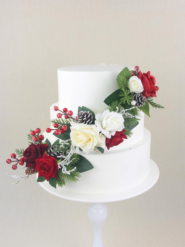 3Pcs Premade Cake Flowers (3 Count)