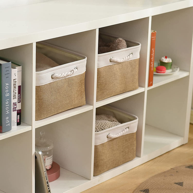Rectangular Fabric Storage Baskets for Organizing (3 Count)