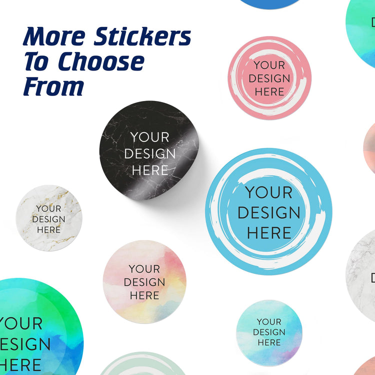 100 Custom Vinyl Stickers (100 Count)