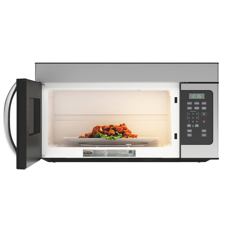 1.6 Cu. Ft. Over the Range Microwave Oven with Oven Lamp and 300CFM Recirculation Vent Hood Function