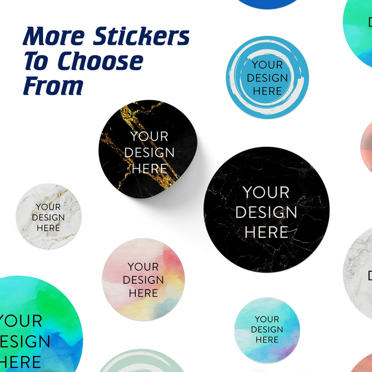 Custom Vinyl Stickers Your Image (100 Count)