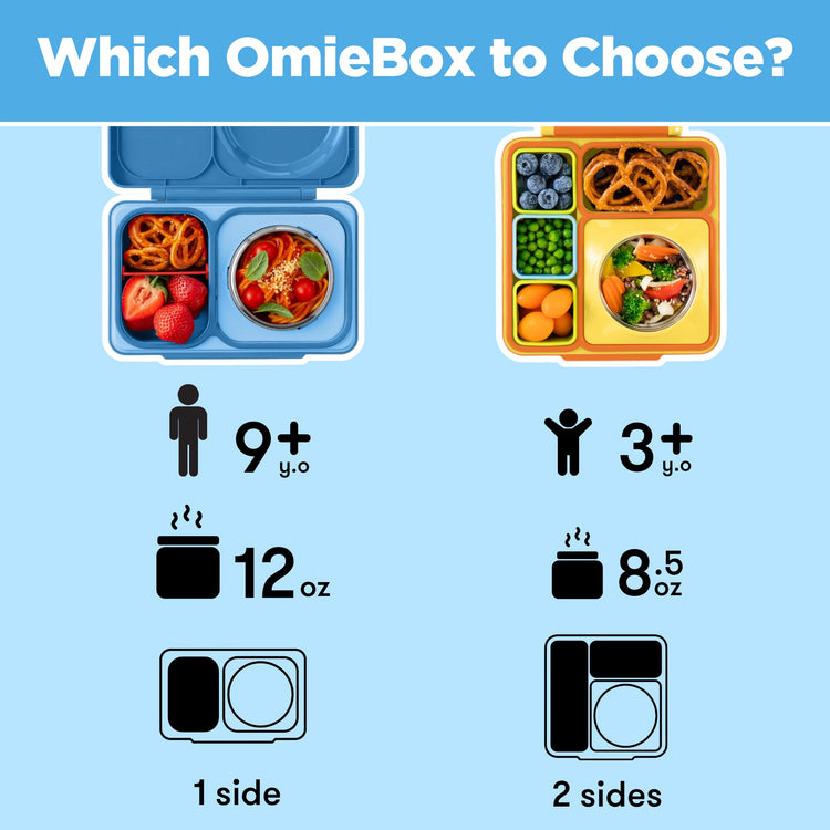 OmieBox UP Kids Insulated Bento Box