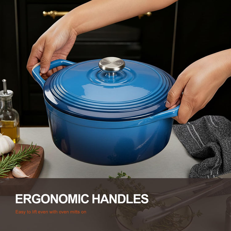 Enameled Cast Iron Dutch Oven