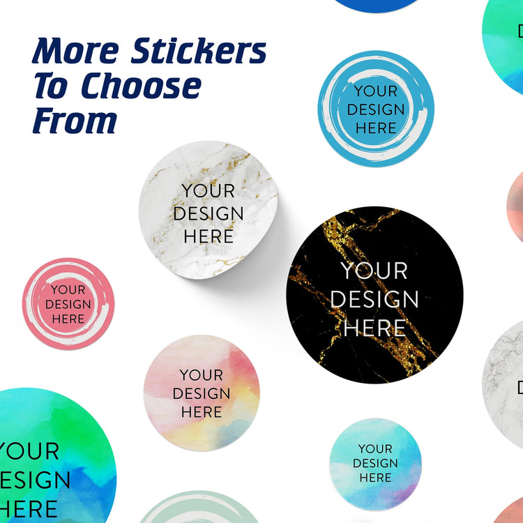 Custom Vinyl Stickers Your Image (100 Count)