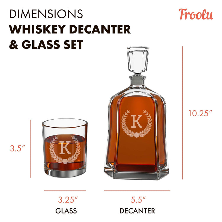 Personalized Whiskey Decanter Set