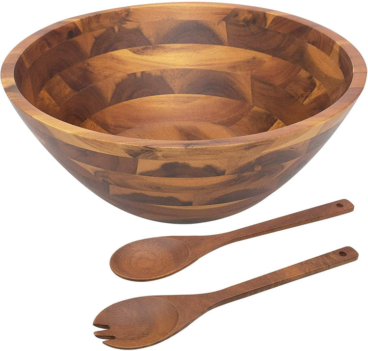 Salad Bowls Wooden Salad Bowls Set (3 Count)