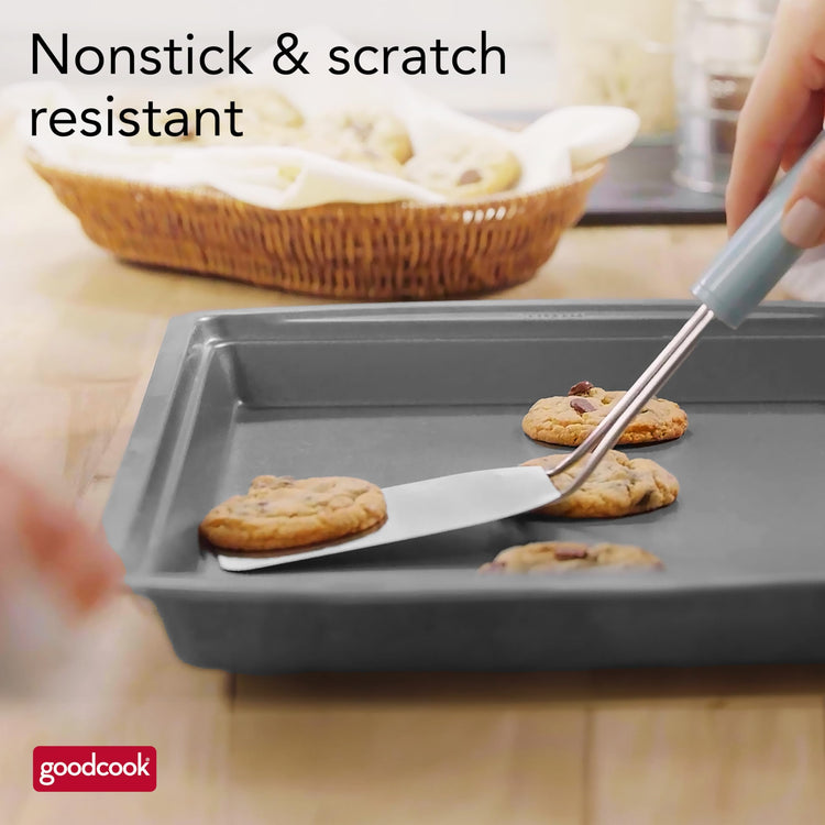 15” x 10.5” Nonstick Carbon Steel Baking Pan & Raised Wire Rack