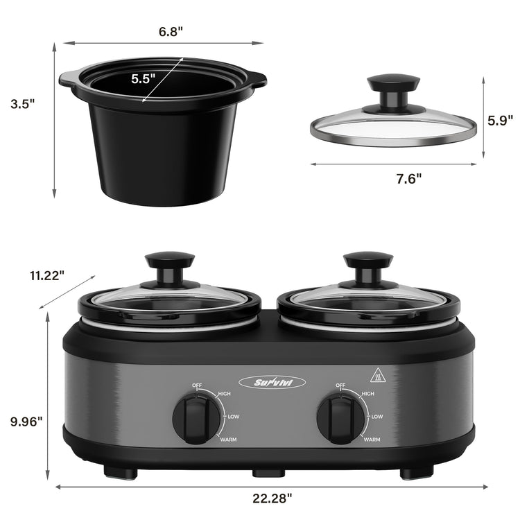 Dual Slow Cooker